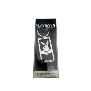 RARE NEW IMPORT - GENUINE PLAYBOY 2006 KEYCHAIN BOTTLE OPENER - MADE IN UK